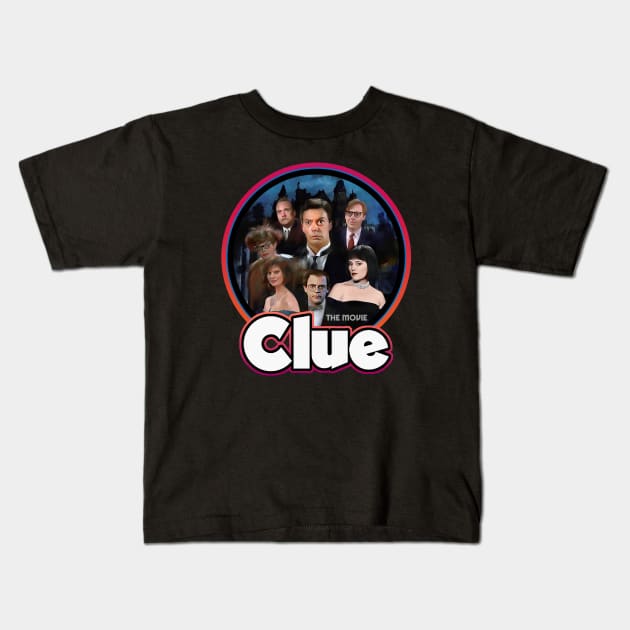 Clue Movie 80s Kids T-Shirt by Trazzo